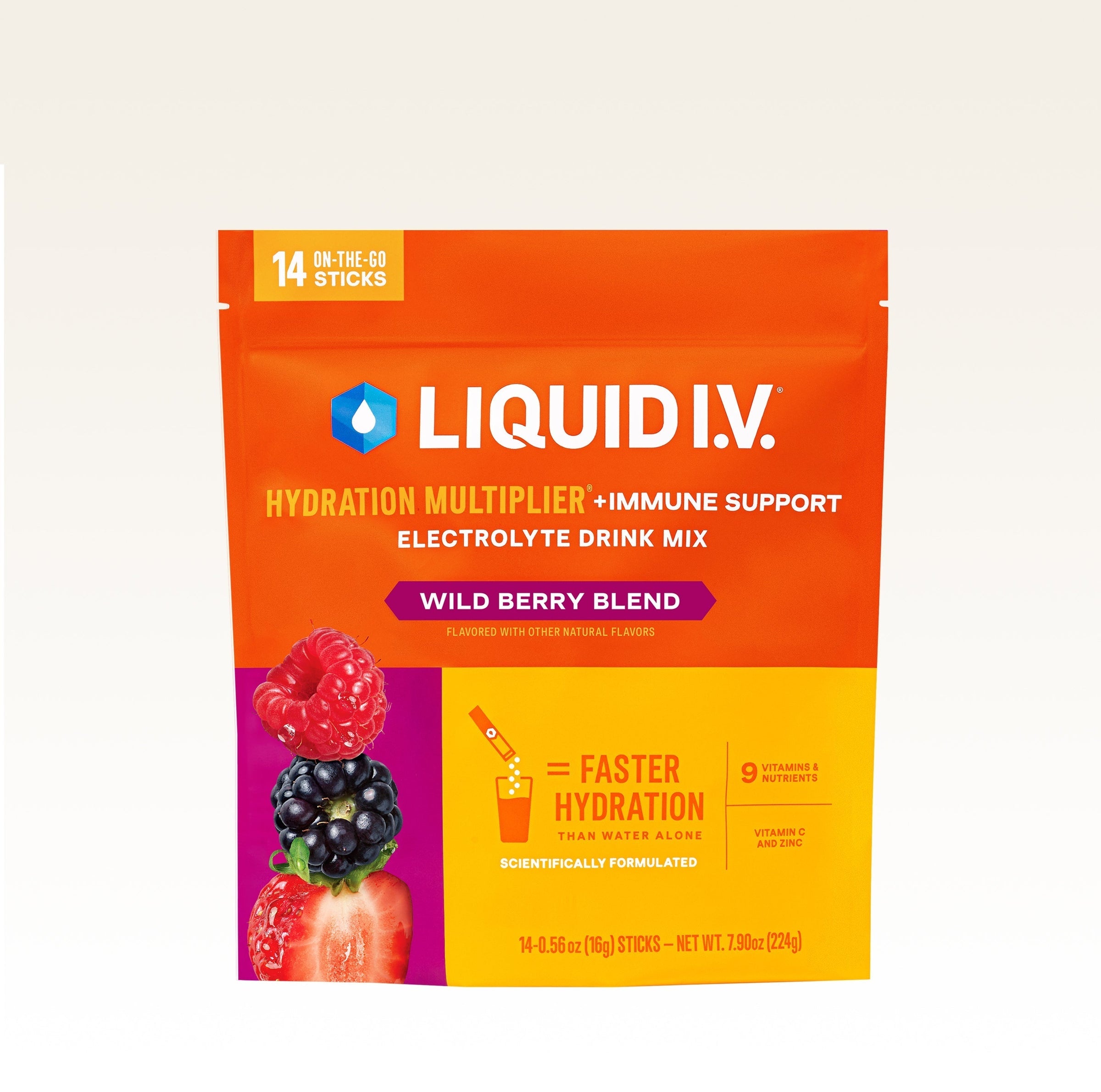 Wild Berry Blend Hydration Multiplier® +Immune Support - Premium Choice