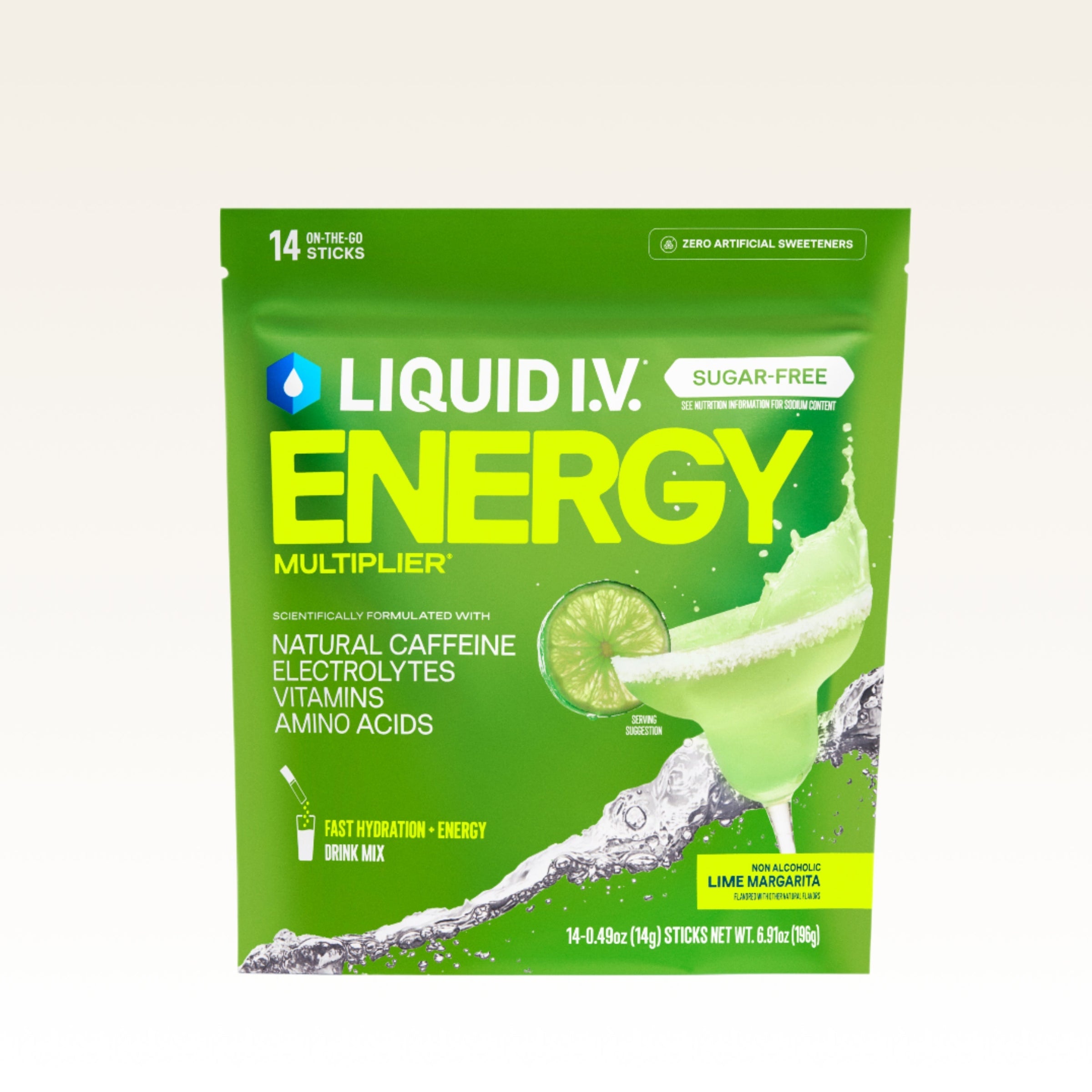 Lime Margarita Mocktail Sugar-Free Energy Multiplier® - Active Pack