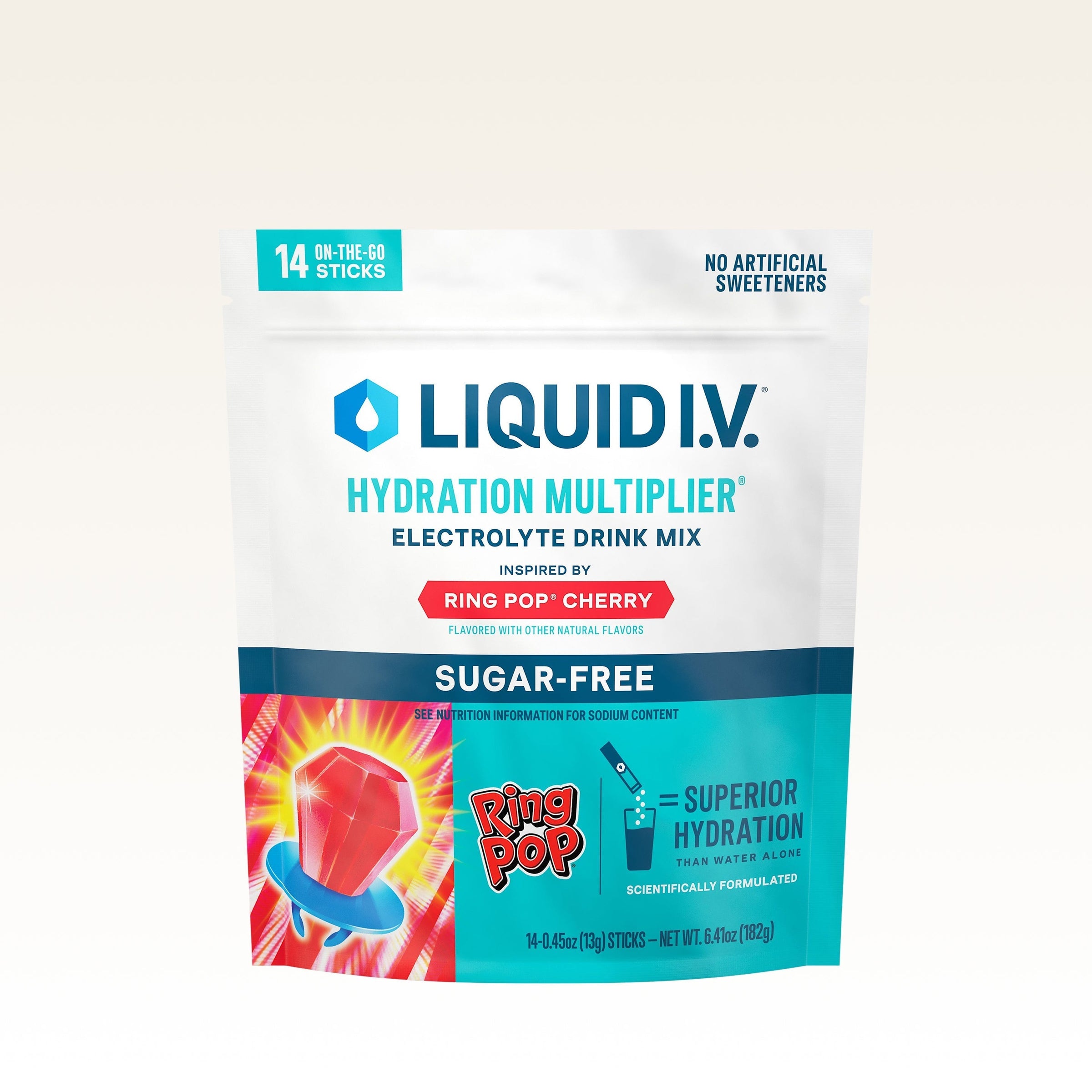 Ring Pop® Cherry Hydration Multiplier® Sugar-Free - Easy Sip